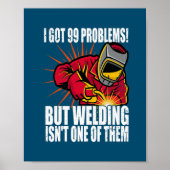 Welder Funny Welding Slogan Pun Poster (Voorkant)