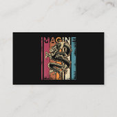 Welder Gifts Funny Sayings in ruste las Fabricator Visitekaartje (Achterkant)