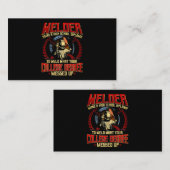 Welder Gifts Funny Sayings  Weld Fabricator Visitekaartje (Voorkant / Achterkant)