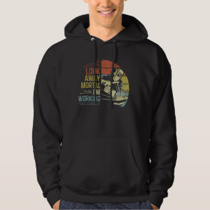 Welder Gifts Kijk weg Mortal ik werk grappig. Hoodie