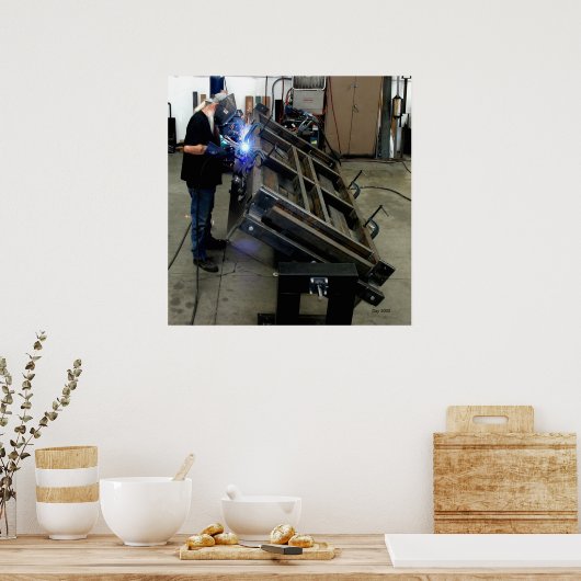 Welder, Hess Microgen Poster (Keuken)