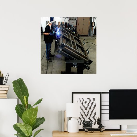 Welder, Hess Microgen Poster (Thuiskantoor)