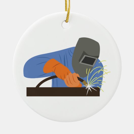 Welder Keramisch Ornament (Voorkant)