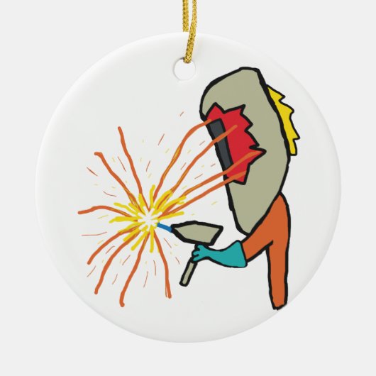 Welder Keramisch Ornament (Voorkant)