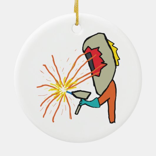 Welder Keramisch Ornament (Achterkant)