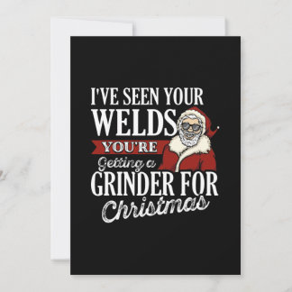 Welder kerstcadeautjes die ik je lassen grappig he aankondiging