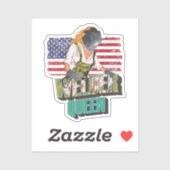 Welder koningin cadeau voor welzijnsmeisje sticker (Vel)