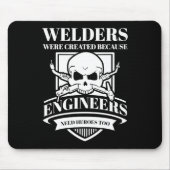 Welder | Lassen werden Creëer omdat ingenieurs Muismat (Voorkant)