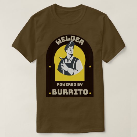 Welder met Burrito T-shirt (Design voorkant)