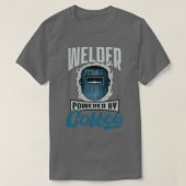 Welder met koffie (2) t-shirt (Design voorkant)