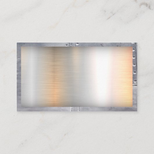 Welder | Metaal | Staal en rivieren Visitekaartje (Achterkant)