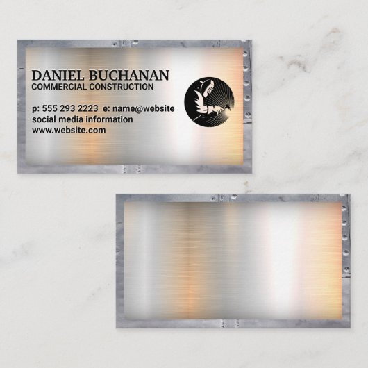 Welder | Metaal | Staal en rivieren Visitekaartje (Voorkant / Achterkant)