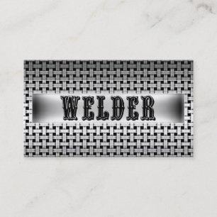 Welder Metal Look Visitekaartje