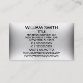 Welder Metal Look Visitekaartje (Achterkant)