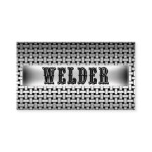 Welder Metal Look Visitekaartje