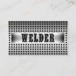 Welder Metal Look Visitekaartje