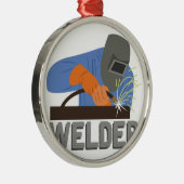 Welder Metalen Ornament (Rechts)