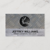 Welder | Metalen rivetten | Metaal staal Visitekaartje (Voorkant)