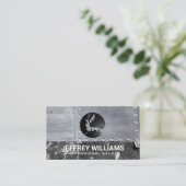 Welder | Metalen rivetten | Rusted Metal Visitekaartje (Staand voorkant)