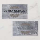 Welder | Metalen rivetten | Rusted Saw Visitekaartje (Voorkant / Achterkant)