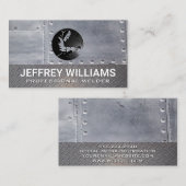 Welder | Metalen rivetten | Staal Visitekaartje (Voorkant / Achterkant)