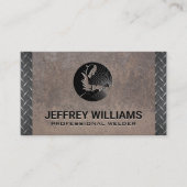 Welder | Metalen rivetten | Visitekaartje van bekl (Voorkant)