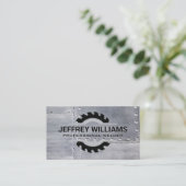 Welder | Metalen rivetten | Zauw Visitekaartje (Staand voorkant)