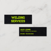 Welder Mini Visitekaartje (Voorkant / Achterkant)