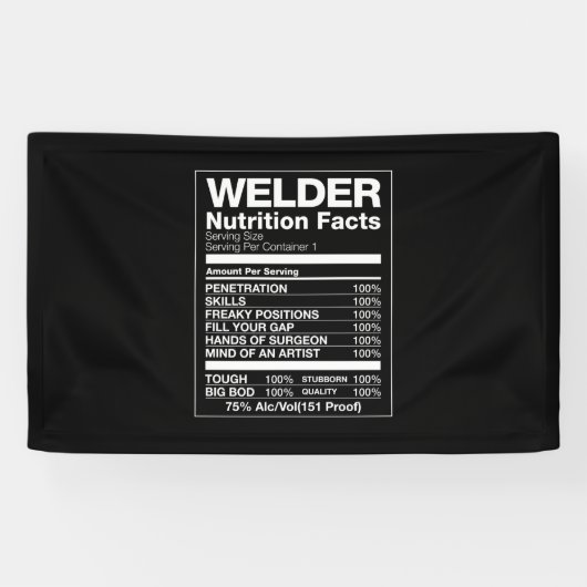 Welder Nutrition Facts Spandoek (Horizontaal)
