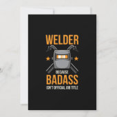 Welder omdat Badass geen officiële functietak is Aankondiging (Voorkant)
