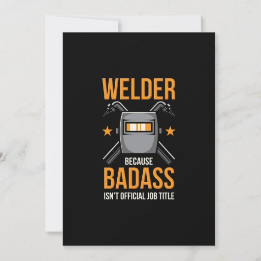 Welder omdat Badass geen officiële functietak is Aankondiging (Voorkant)