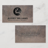 Welder | oud robuust metaal visitekaartje (Voorkant / Achterkant)