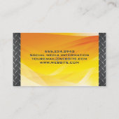 Welder | Plantstaal | Brandweer Visitekaartje (Achterkant)