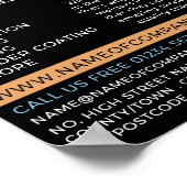 Welder Portrait, Metal Worker, Welder Adverteren Poster (Hoek)