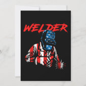 Welder Profession American Flag Metal Welding Gift Kaart (Voorkant)