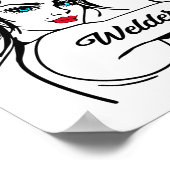 Welder Rosie De Riveter Pin Up Poster (Hoek)