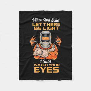 Welder Said Bekijk je ogen Fleece Deken