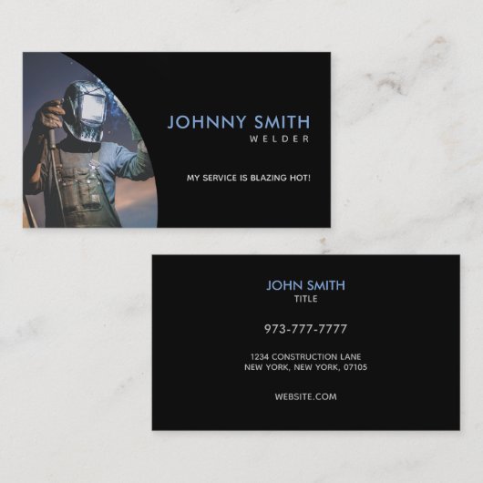Welder Slogans Visitekaartjes (Voorkant / Achterkant)