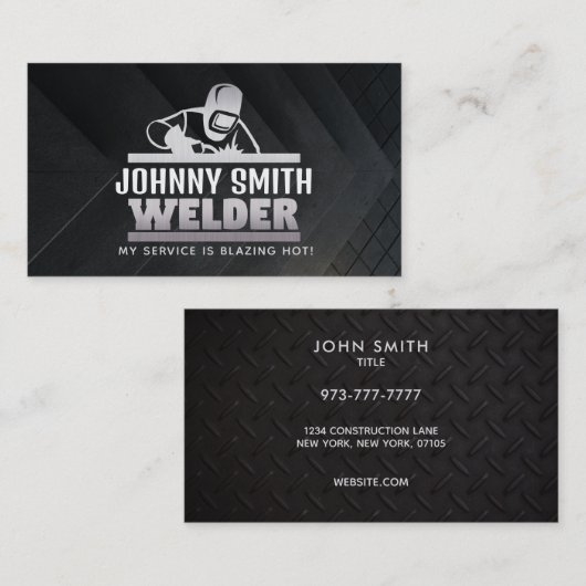  Welder Slogans Visitekaartjes (Voorkant / Achterkant)
