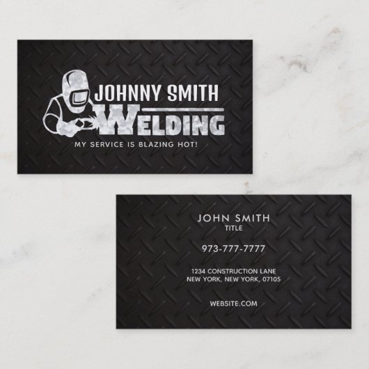 Welder Slogans Visitekaartjes (Voorkant / Achterkant)