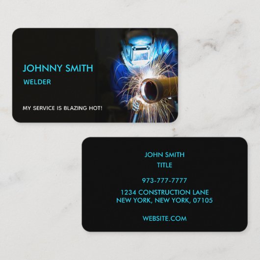 Welder Slogans Visitekaartjes (Voorkant / Achterkant)