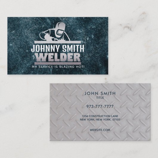  Welder Slogans Visitekaartjes (Voorkant / Achterkant)