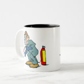 Welder Tweekleurige Koffiemok (Voorkant links)