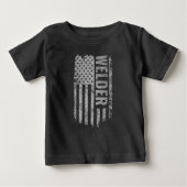 Welder USA Flag Distressed design (Voorkant)