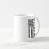 Welder USA Flag Distressed design Koffiemok (Voorkant rechts)