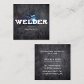 Welder Vierkante Visitekaartje (Voorkant / Achterkant)