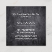 Welder Vierkante Visitekaartje (Achterkant)