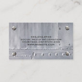 Welder | Visitekaartje van metalen rivets (Achterkant)