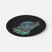 Welder Welded It Helded Papieren Bordje (Gekanteld)