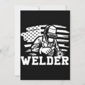 Welder Welders American Flag Profession Job Gift Kaart (Voorkant)